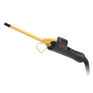 Hot & Hotter Gold Ceramic Electric Curling Iron 1/4In