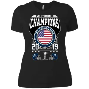 Nfl – Football Champions Los Angeles Rams Super Bowl 2019 Women Cotton T-Shirt